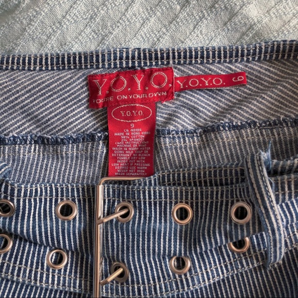 Y.o.y.o vintage pinstripe flare pants - Picture 4 of 4